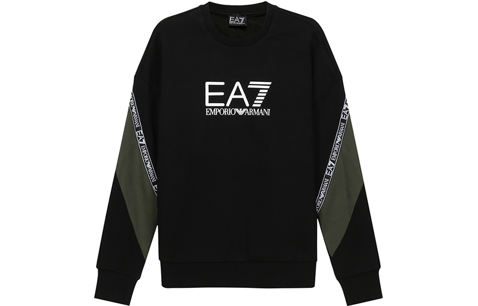 Emporio Armani Fleece Crewneck Winter Sweatshirt Black () 6KPM28-PJ07Z-0200