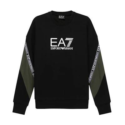 Emporio Armani Fleece Crewneck Winter Sweatshirt Black () 6KPM28-PJ07Z-0200