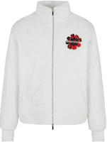 Order Emporio Armani Floral Letter Print Zip Jacket - Off-White 3D1B8P1-K2CZ1-0103