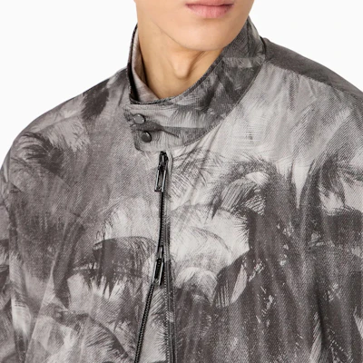 Chaqueta Gris de Emporio Armani con Estampado Floral y Cremallera Manga Larga 3D1BH9-1NTDZ-1F617 Details for Chaqueta Gris de Emporio Armani con Estampado Floral y Cremallera Manga Larga 3D1BH9-1NTDZ-1F617