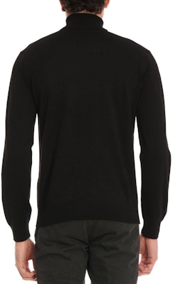 엠포리오 아르마니 FW20 블랙 울 터틀넥 스웨터 8N1MYZ-1M4CZ-0999 Details for 엠포리오 아르마니 FW20 블랙 울 터틀넥 스웨터 8N1MYZ-1M4CZ-0999
