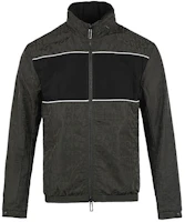 Emporio Armani FW21 All-Over Logo Green Casual Jacket for Men 6K1BP9-1NWEZ-0572 Emporio Armani FW21 All-Over Logo Green Casual Jacket for Men 6K1BP9-1NWEZ-0572
