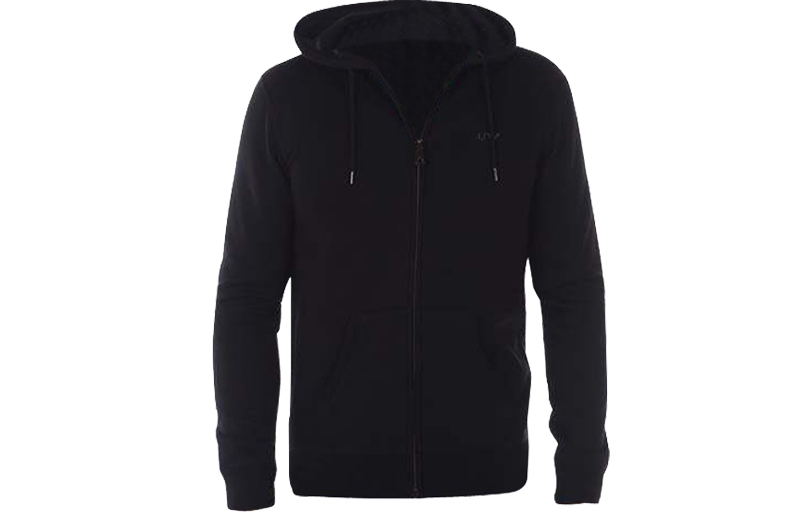 Emporio Armani FW21 Black Cotton Hoodie Jacket Long Sleeve 8N6M016JQDZ-1200