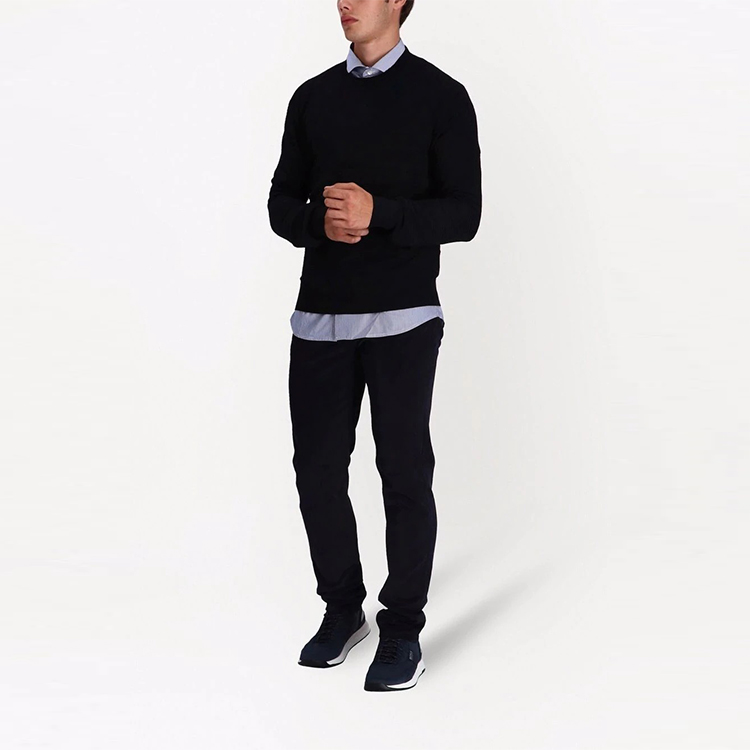 Lookbook EMPORIO ARMANI FW21 Hitam Crew Neck Pullover Baju Sejuk Knit. 6K1MXD-1MVRZ-0920