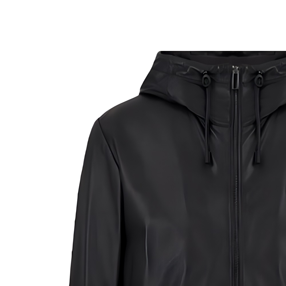 Details for Emporio Armani FW21 黑色全拉鍊皮革連帽外套夹克. 01R54P-01P54-999