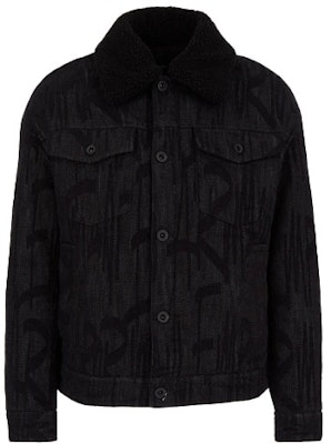 EMPORIO ARMANI FW21 黑色印花牛仔夹克. 6K1BV9-1DS0Z-F070 Order EMPORIO ARMANI FW21 黑色印花牛仔夹克. 6K1BV9-1DS0Z-F070