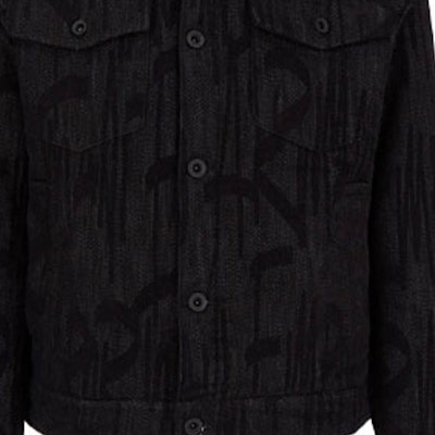 EMPORIO ARMANI FW21 黑色印花牛仔夹克. 6K1BV9-1DS0Z-F070 Shop EMPORIO ARMANI FW21 黑色印花牛仔夹克. 6K1BV9-1DS0Z-F070