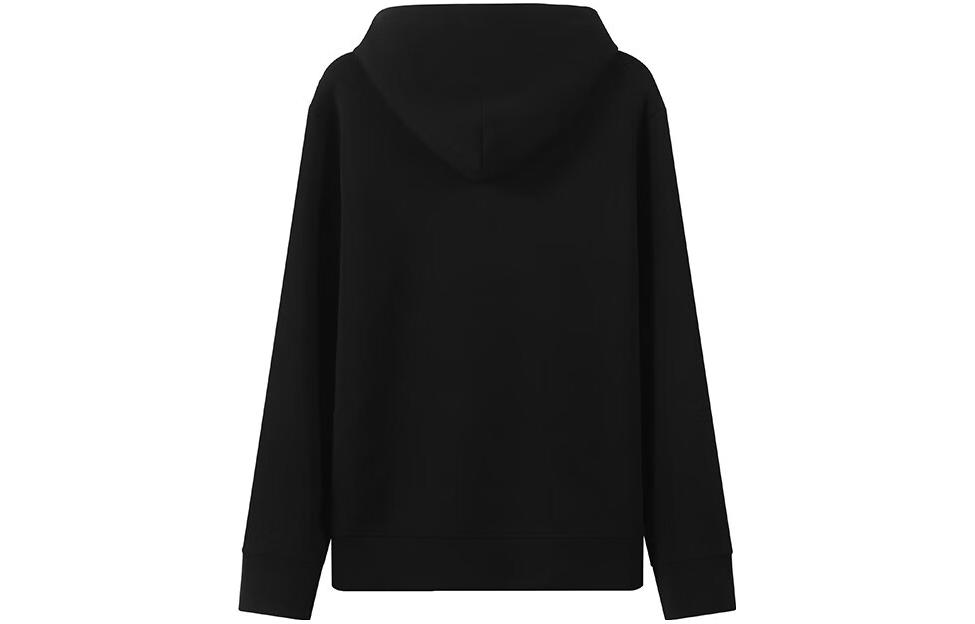 EMPORIO ARMANI FW21 Black Solid Logo Patch Hoodie Long Sleeve Sweatshirt 8N1MD0-1JHSZ-0999 圖 3