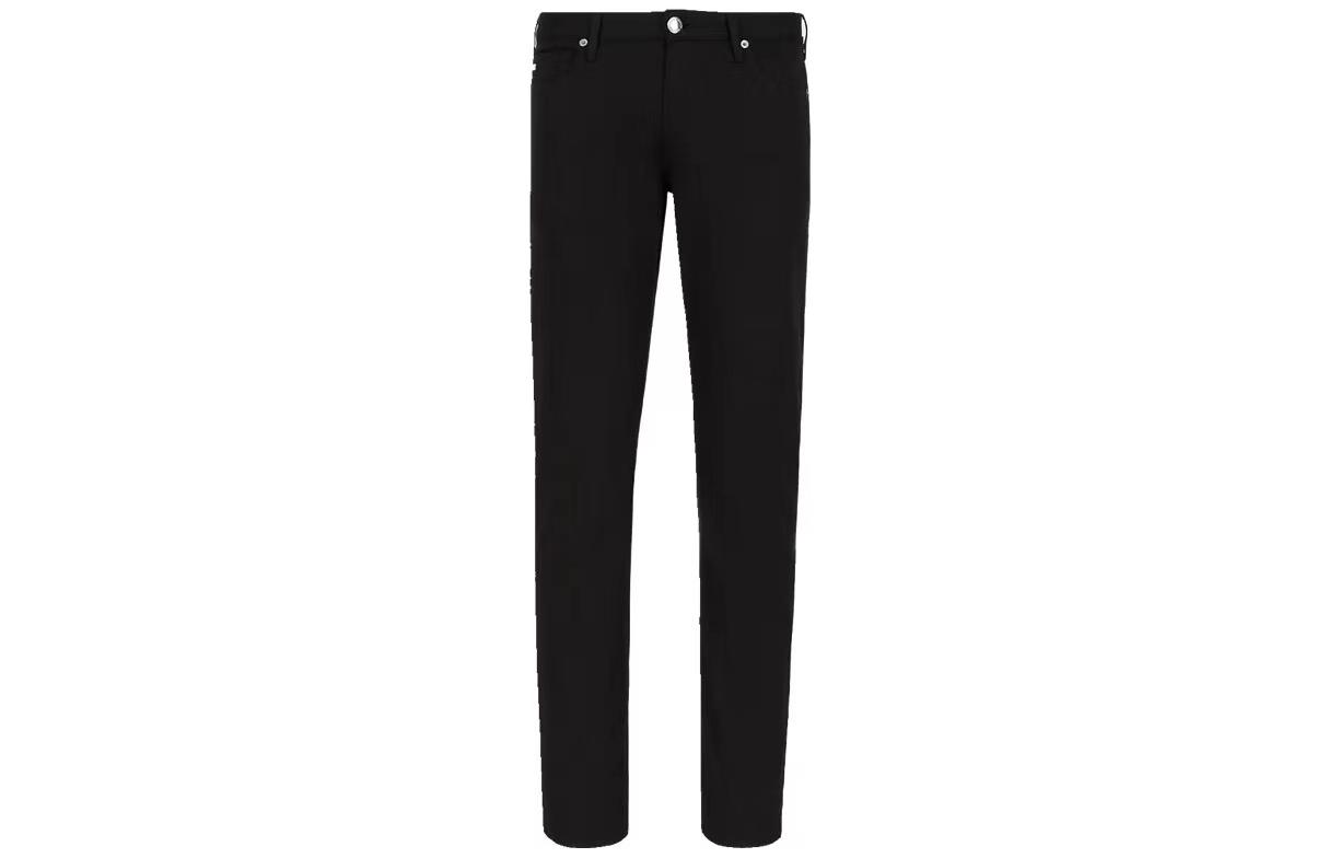 Emporio Armani FW21 Black Straight-Leg Button Mid-Rise Jeans. 8N1J06-1GN0Z-0999 圖 2