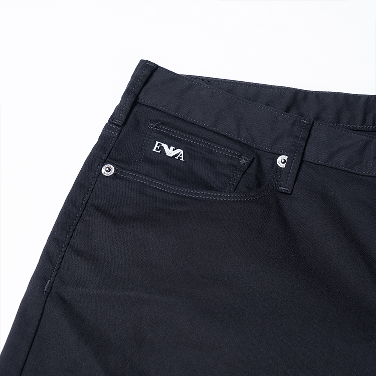 Emporio Armani FW21 Black Straight-Leg Button Mid-Rise Jeans. 8N1J06-1GN0Z-0999 圖 7