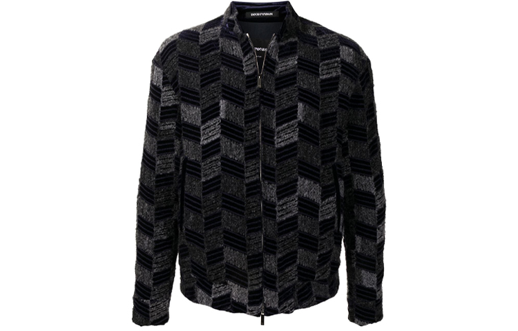 Emporio Armani FW21 Black Zip-Up Jacket B1R330-B1188-997