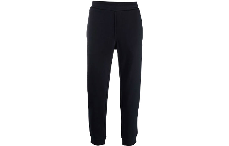 Order Emporio Armani FW21 Blue Logo Jogger Knit Sweatpants. 8N1PS9-1JRIZ-0920