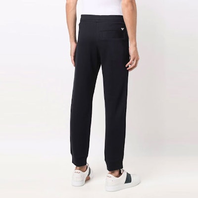 Emporio Armani FW21 Blue Logo Jogger Knit Sweatpants. 8N1PS9-1JRIZ-0920 Purchase Emporio Armani FW21 Blue Logo Jogger Knit Sweatpants. 8N1PS9-1JRIZ-0920
