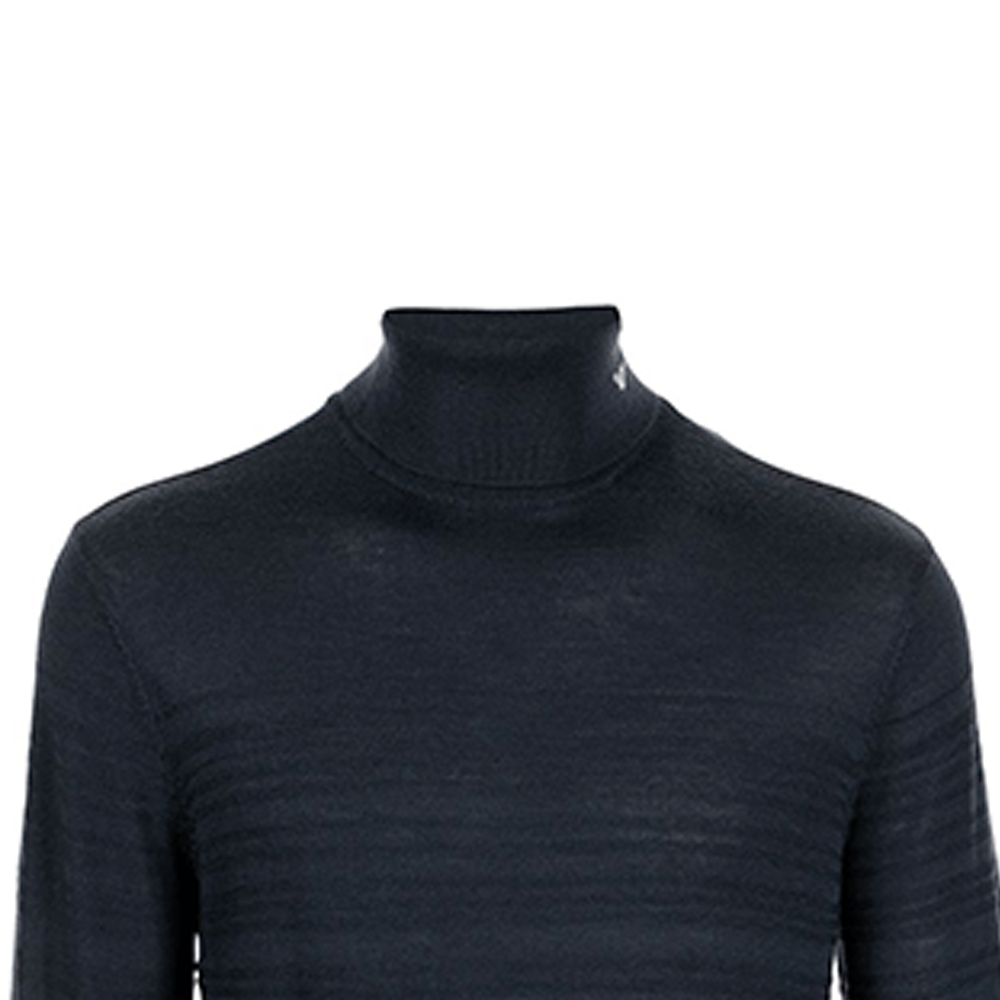 Details for エンポリオアルマーニ FW21 ブルーストライプディテール タートルネックセーター 6K1MXG-1MXTZ-0931