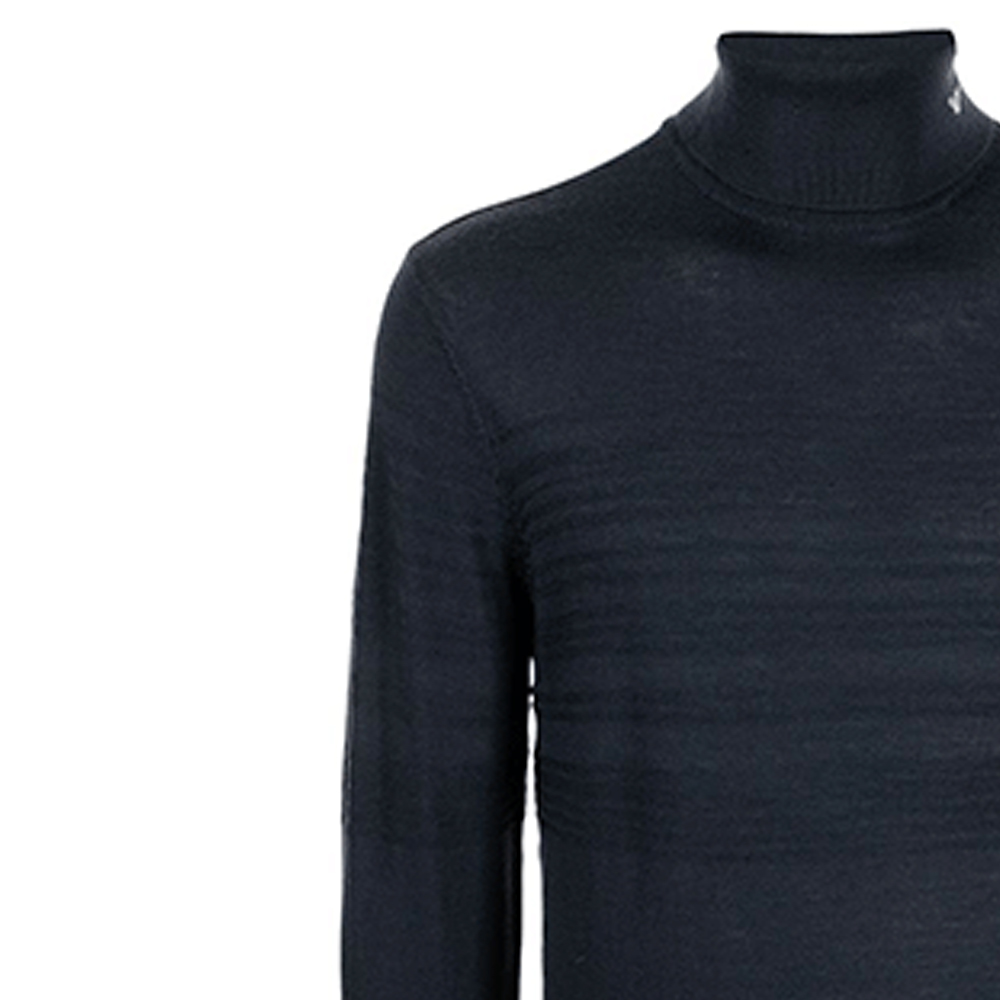 Sizing エンポリオアルマーニ FW21 ブルーストライプディテール タートルネックセーター 6K1MXG-1MXTZ-0931