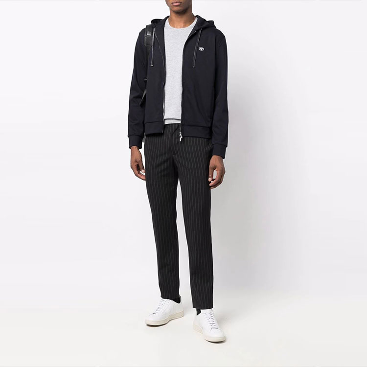 EMPORIO ARMANI FW21 Blue Zip Hoodie Jacket Sweatshirt 8N1MG0-1JBTZ-0920 圖 3