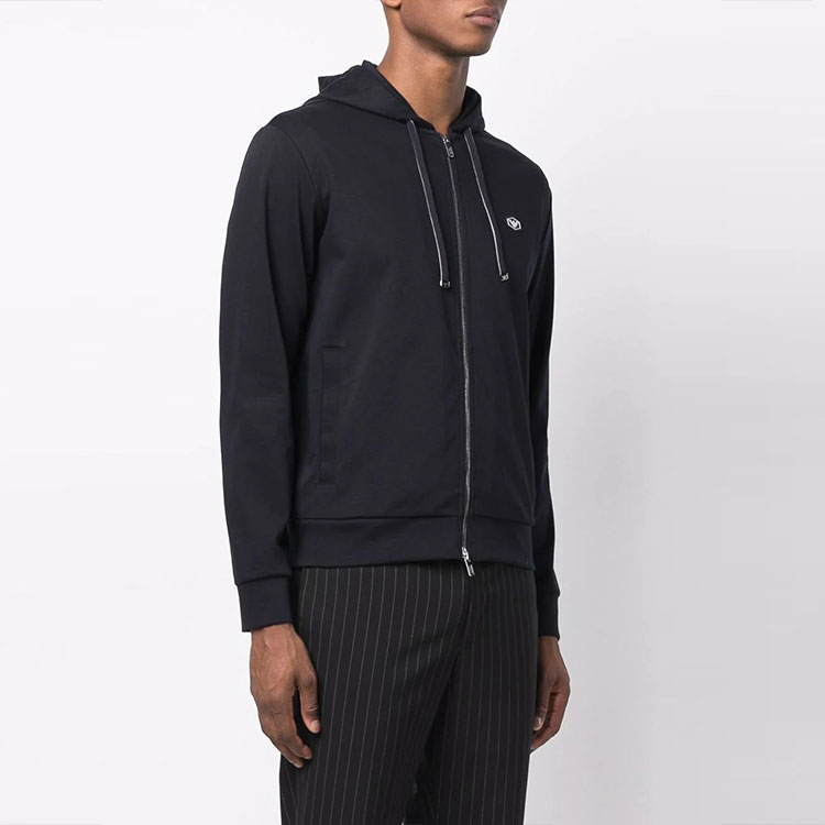 EMPORIO ARMANI FW21 Blue Zip Hoodie Jacket Sweatshirt 8N1MG0-1JBTZ-0920 圖 5