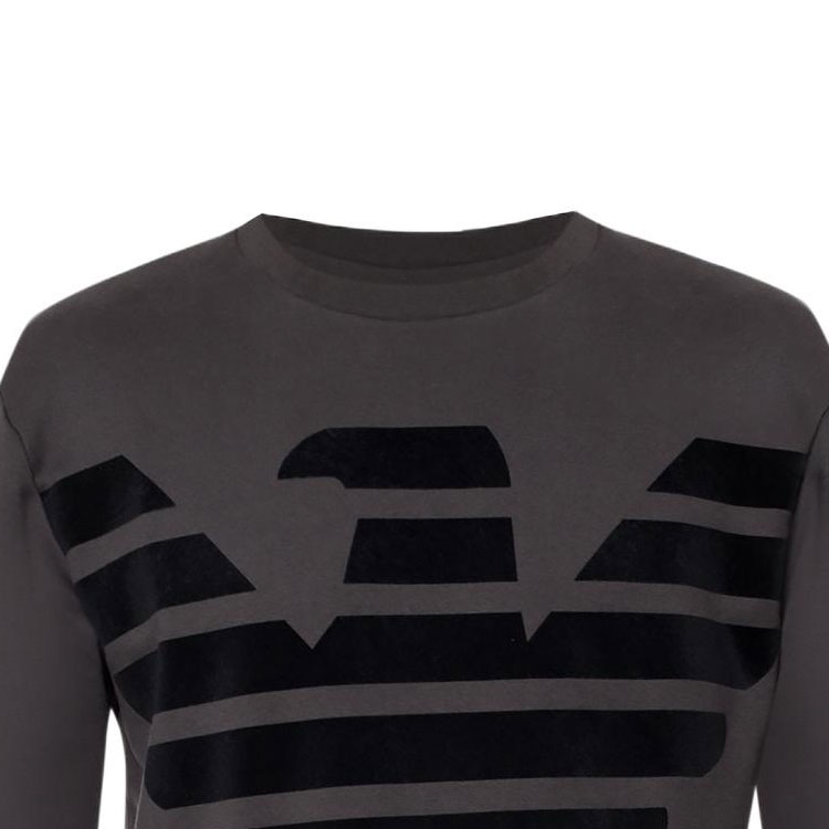 Emporio Armani FW21 Eagle Logo Crewneck Long Sleeve Sweatshirt Men’s Grey 3G1M67-1J07Z-0647 圖 6