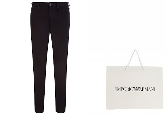 EMPORIO ARMANI FW21 Essentials Jeans Hitam Kasual dengan Ritsleting. 8N1J06-1G0IZ-0005 Lookbook EMPORIO ARMANI FW21 Essentials Jeans Hitam Kasual dengan Ritsleting. 8N1J06-1G0IZ-0005