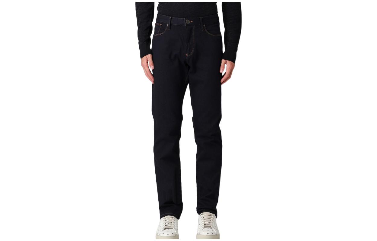 Order Emporio Armani FW21 Essentials Seluar Denim Kasual Biru Lelaki 8N1J06-1G0IZ-0941