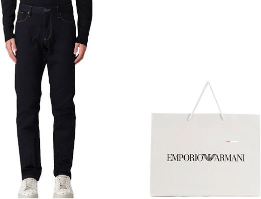 Emporio Armani FW21 Essentials Seluar Denim Kasual Biru Lelaki 8N1J06-1G0IZ-0941 Lookbook Emporio Armani FW21 Essentials Seluar Denim Kasual Biru Lelaki 8N1J06-1G0IZ-0941