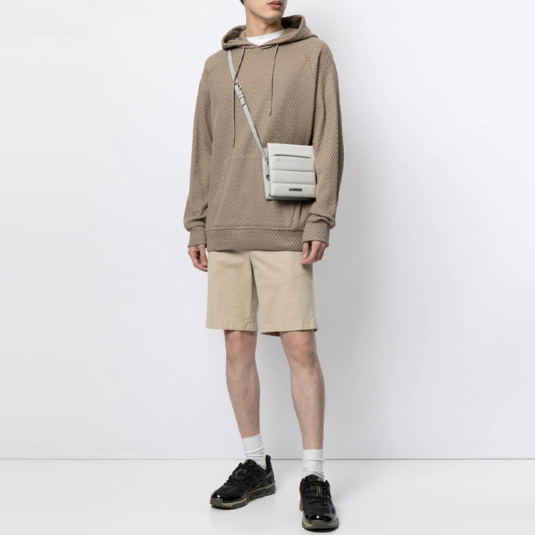 Emporio Armani FW21 Geometric Pattern Hoodie in Khaki. 3K1M6Q-1JP7Z-132 圖 3