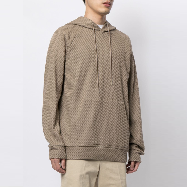 Emporio Armani FW21 Geometric Pattern Hoodie in Khaki. 3K1M6Q-1JP7Z-132 圖 5