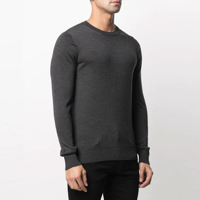 EMPORIO ARMANI FW21 Kelabu Wool Pullover Crewneck Sweater Lelaki. 8N1M42-1M67Z-0629 Purchase EMPORIO ARMANI FW21 Kelabu Wool Pullover Crewneck Sweater Lelaki. 8N1M42-1M67Z-0629