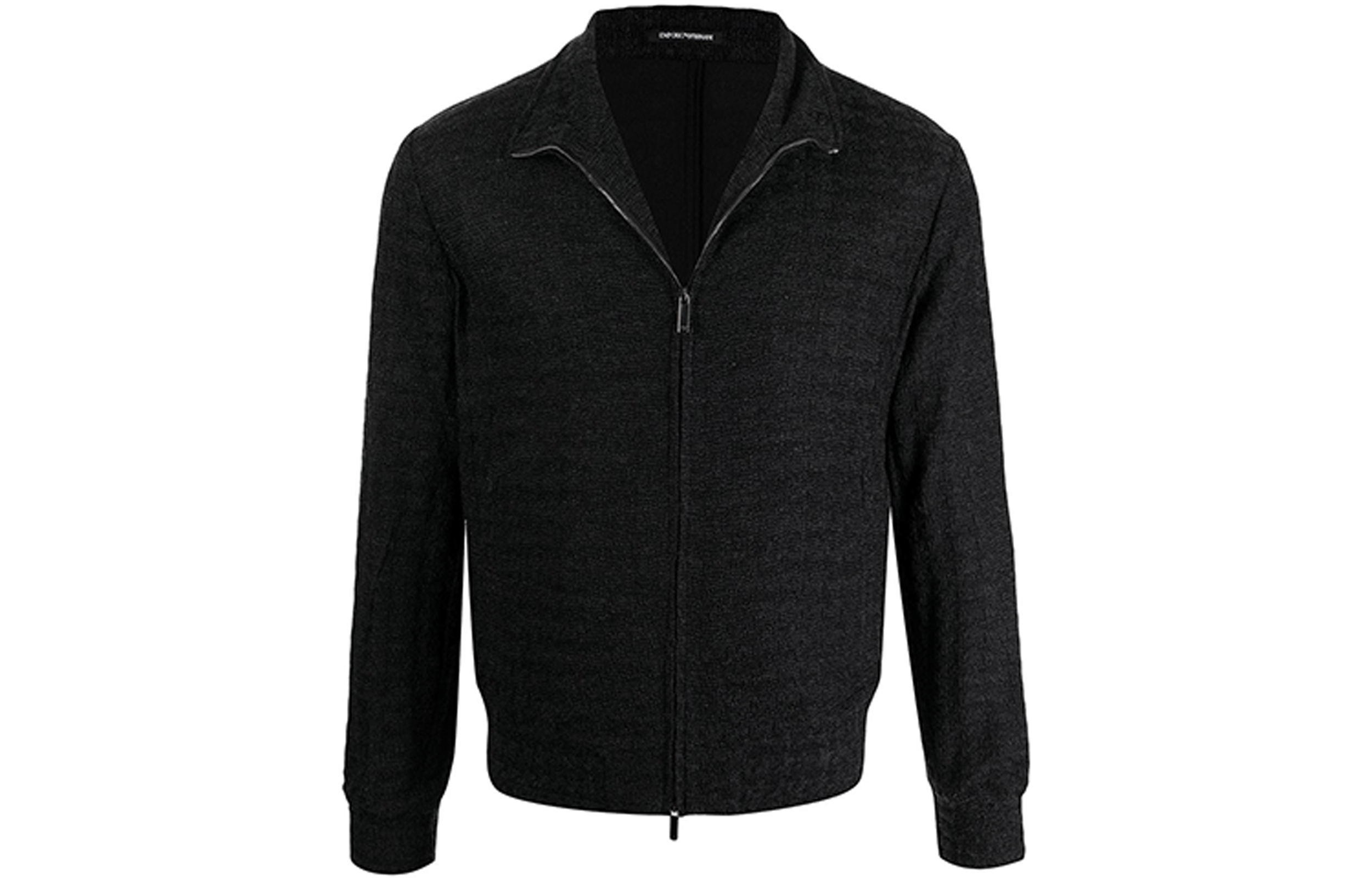 Order Emporio Armani FW21 千鳥格紋拉鍊飛行夾克 男款 黑色 B1R290-B1D10-632