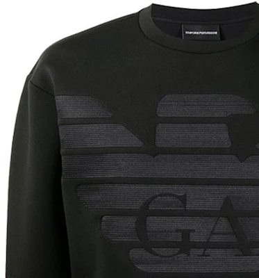 Emporio Armani FW21 Logo Crewneck Long Sleeve Sweatshirt Black 3K1MD5-1JUWZ-0029 Purchase Emporio Armani FW21 Logo Crewneck Long Sleeve Sweatshirt Black 3K1MD5-1JUWZ-0029