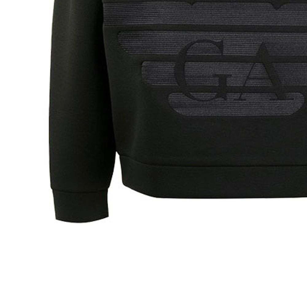 Emporio Armani FW21 Logo Crewneck Long Sleeve Sweatshirt Black 3K1MD5-1JUWZ-0029 圖 6