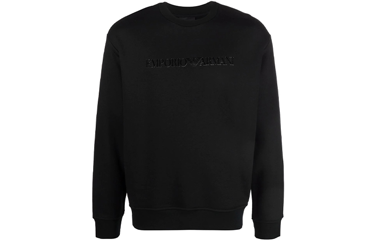 Emporio Armani FW21 Logo Crewneck Sweatshirt Black () 6K1M94-1JQNZ-0064