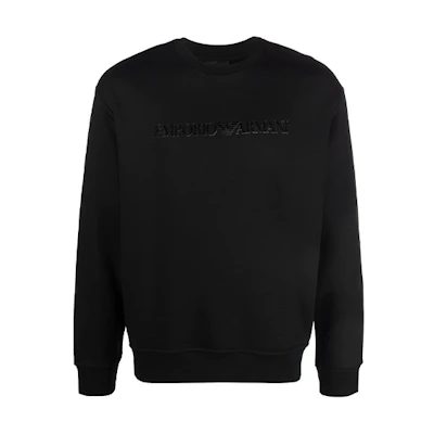 Emporio Armani FW21 Logo Crewneck Sweatshirt Black () 6K1M94-1JQNZ-0064
