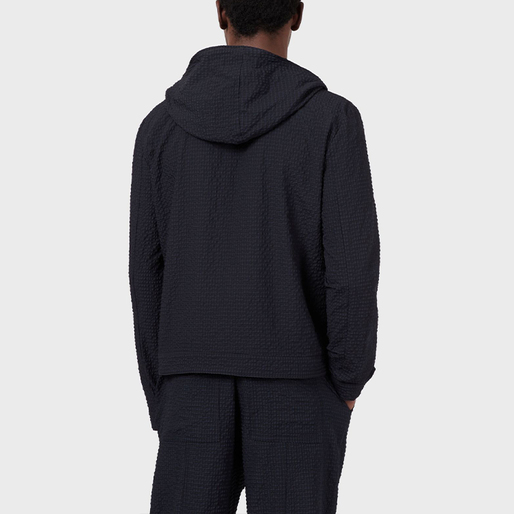 Purchase Emporio Armani FW21 深藍色連帽外套。 B1R410-B1306-922