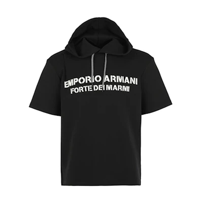 Emporio Armani FW21 Logo Letter Sweatshirt Black 6K1M63-1JHSZ-0999