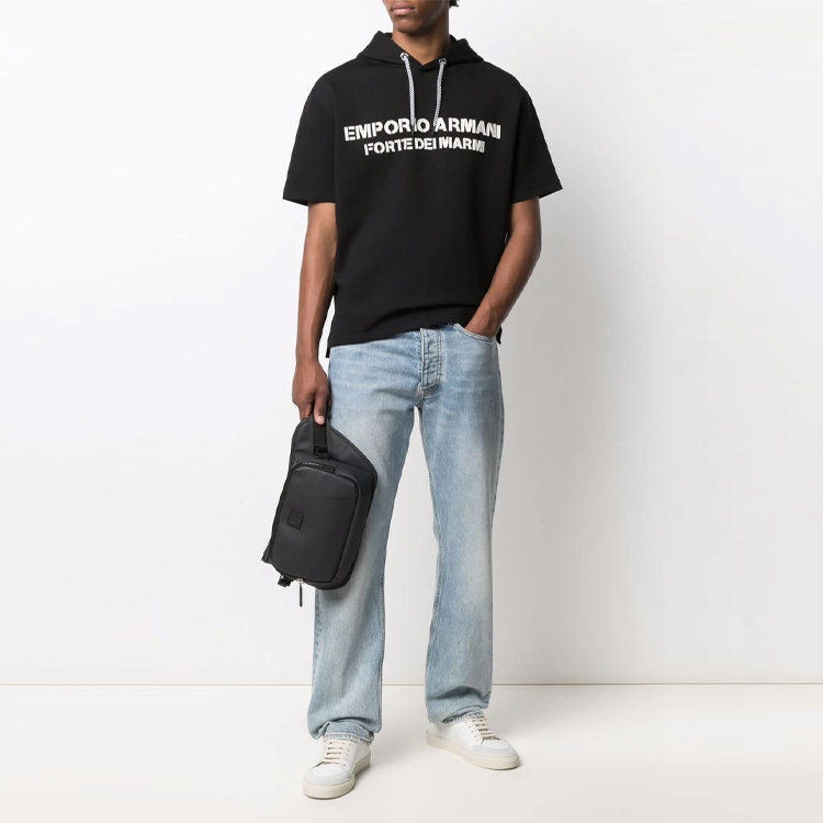 Emporio Armani FW21 Logo Letter Sweatshirt Black 6K1M63-1JHSZ-0999 圖 5