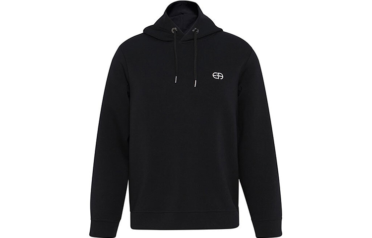 Emporio Armani FW21 Logo Print Hoodie Navy Casual Long Sleeve Pullover 6K1M68-1JHSZ-0920