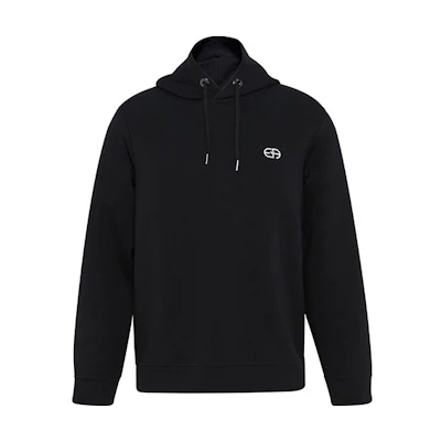 Emporio Armani FW21 Logo Print Hoodie Navy Casual Long Sleeve Pullover 6K1M68-1JHSZ-0920