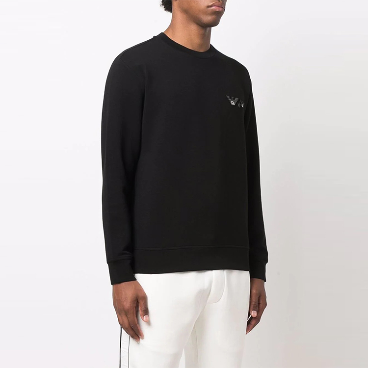 Emporio Armani FW21 Logo Pullover Casual Long-Sleeve Sweatshirt Navy Men. 6K1M75-1JHSZ-0920 圖 5