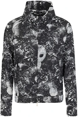 EMPORIO ARMANI FW21 星空印花标志黑色夹克外套 B1R410-B1017-991 Order EMPORIO ARMANI FW21 星空印花标志黑色夹克外套 B1R410-B1017-991