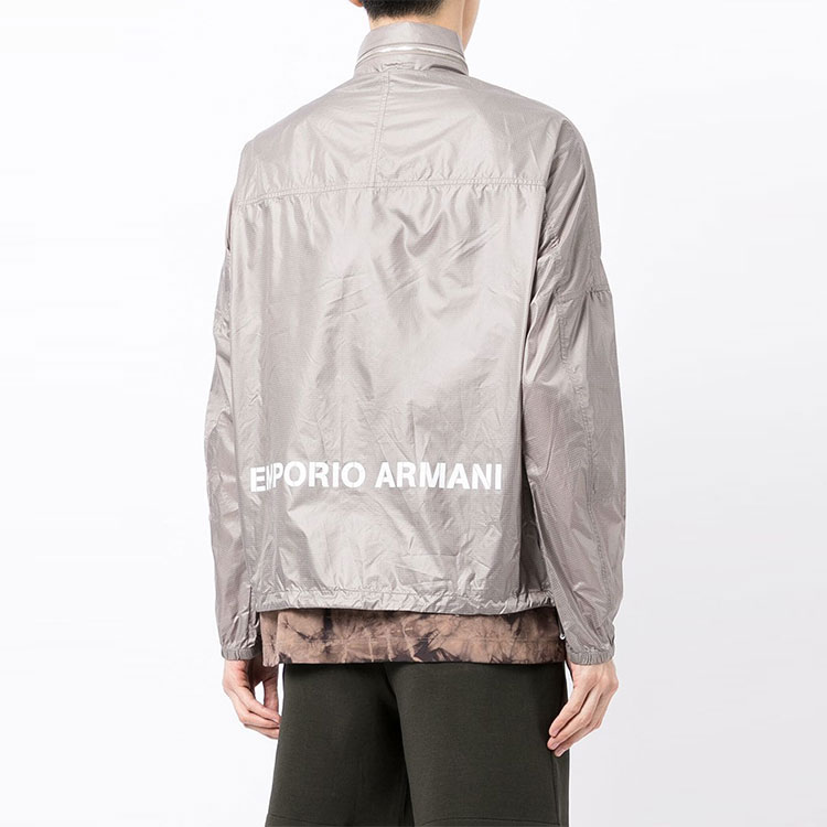 Emporio Armani FW21 Logo Zip Jacket in Graphite Gray. 6K1B6-41NWN-Z185 圖 5