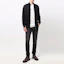Lookbook EMPORIO ARMANI FW21 Minimalist Navy Blue Knit Zipper Sweater for Men. 8N1MUZ-1MJXZ-0920