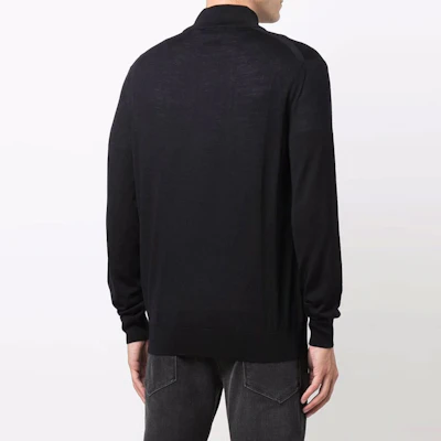 EMPORIO ARMANI FW21 Minimalist Navy Blue Knit Zipper Sweater for Men. 8N1MUZ-1MJXZ-0920 Purchase EMPORIO ARMANI FW21 Minimalist Navy Blue Knit Zipper Sweater for Men. 8N1MUZ-1MJXZ-0920