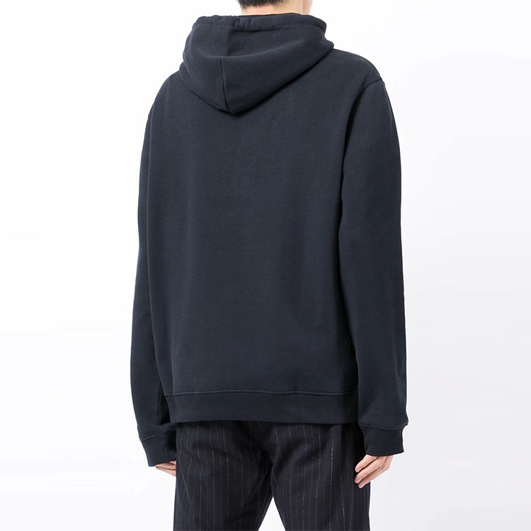 Emporio Armani FW21 Navy Blue Logo Embroidered Hoodie with Drawstrings 6K1M6T-1JT2Z-0922 圖 5