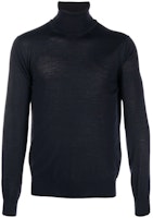 EMPORIO ARMANI FW21 Navy Turtleneck Wool Knit Pullover Sweater. 8N1M43-1M67Z-0922 EMPORIO ARMANI FW21 Navy Turtleneck Wool Knit Pullover Sweater. 8N1M43-1M67Z-0922