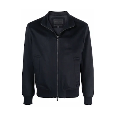 Emporio Armani FW21 Oversized Zip-Up Jacket - Navy Blue 8N1BQ5-1N41Z-0920