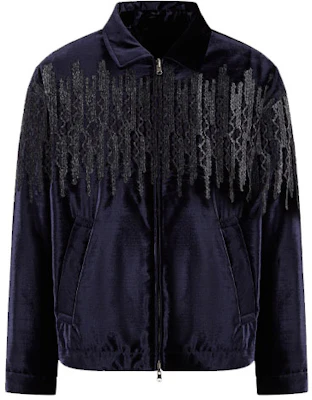 Emporio Armani FW21 翻轉刺繡休閒拉鍊棉外套 藍色 B1R710-B1186-997 Lookbook Emporio Armani FW21 翻轉刺繡休閒拉鍊棉外套 藍色 B1R710-B1186-997