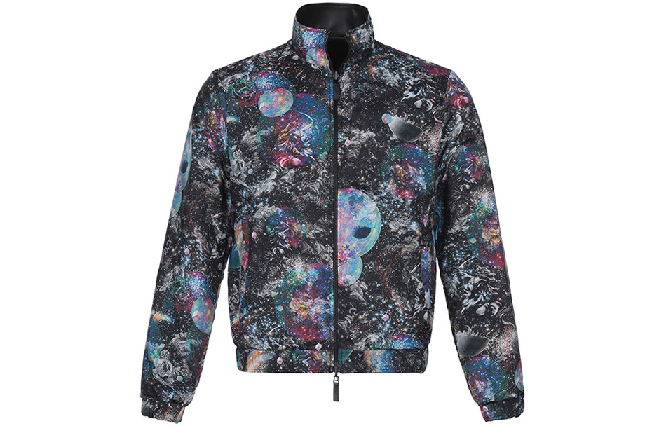 Emporio Armani FW21 Reversible Starry Sky Leather Jacket Black Men B1R32P-B1P32-999 圖 4