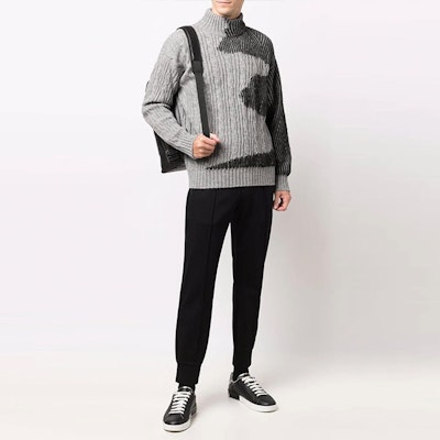 Emporio Armani FW21 Slim Fit Black Jogger Pants. 8N1P72-1JBTZ-0999 Lookbook Emporio Armani FW21 Slim Fit Black Jogger Pants. 8N1P72-1JBTZ-0999