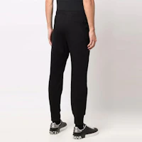 Shop Emporio Armani FW21 修身黑色慢跑褲. 8N1P72-1JBTZ-0999